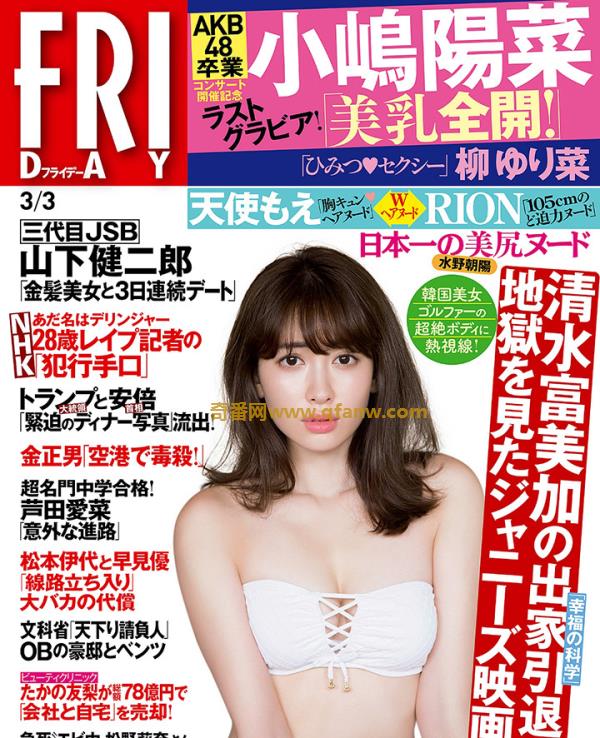 小嶋阳菜于AKB48毕业前发放最后性感写真永久保存